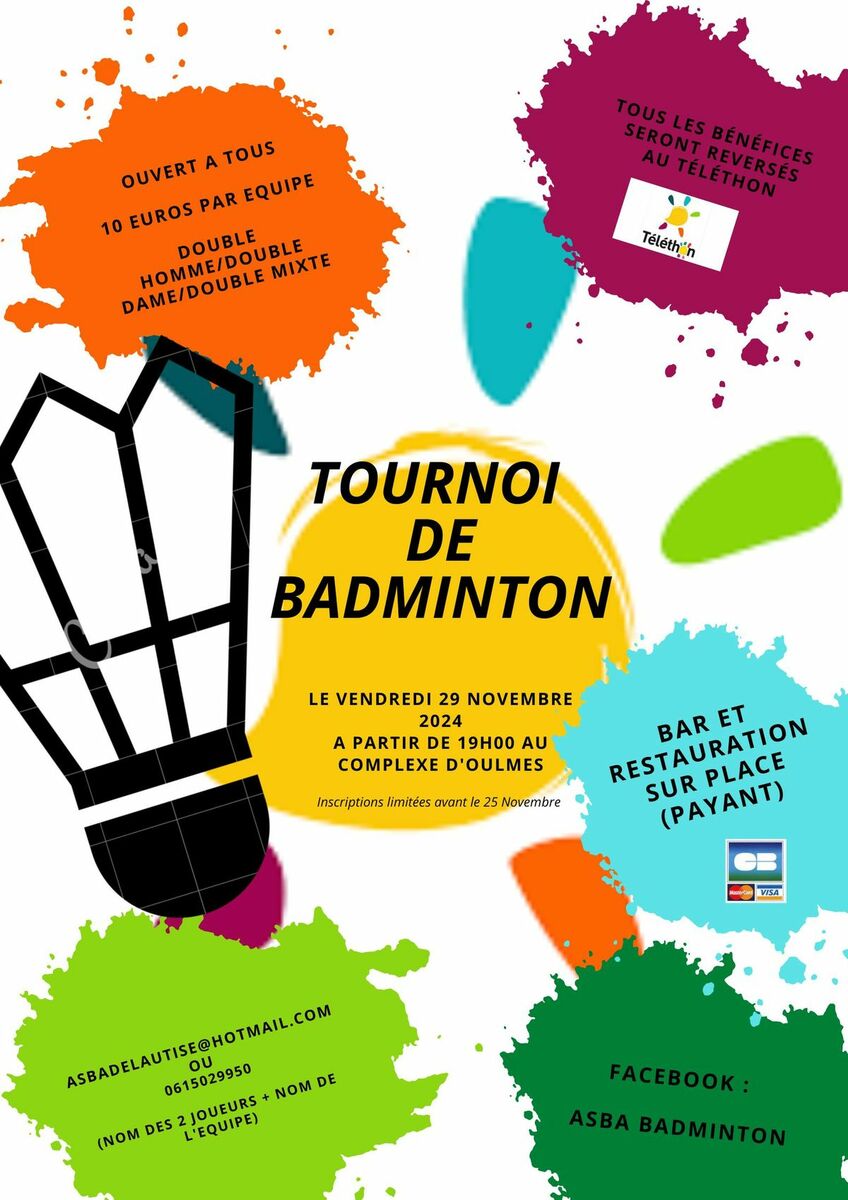 Tournoi de badminton Oulmes