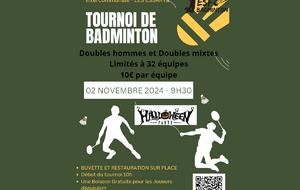 Tournoi de badminton aux Essarts